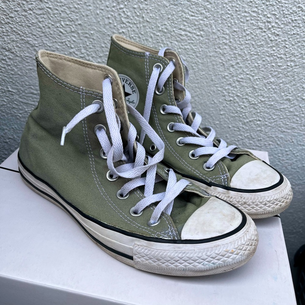 Sage high top converse